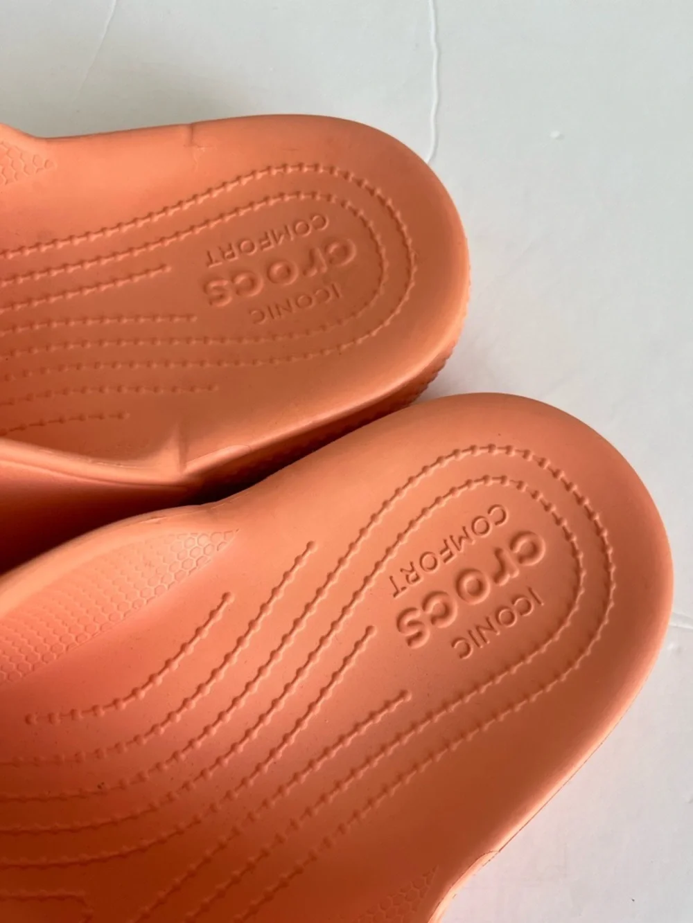 Crocs Double Strap Slide Sandals Peaches Unisex M10 W12